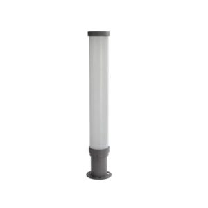SUPERSCAPE premium aluminium 30 inch 24 watt LED bollard grey with top branded LED driver and acrylic diffuser 3K K1290-L