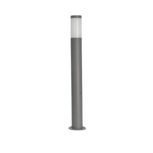 SUPERSCAPE premium aluminium 30 inch 12 watt LED bollard grey with top branded LED  driver and acrylic diffuser 3K K1293-L