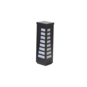 SUPERSCAPE premium 10 inch 12 watt LED bollard grey 3K K1313-S