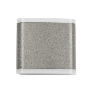 SUPERSCAPE premium aluminium 2 x 6 watt IP65 outdoor LED wall light grey with top branded LED and high quality LED driver 3K WL3287