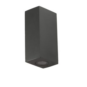 SUPERSCAPE premium Exterior Wall Light LED IP65 two way 2 x 3 watt with round lens with top branded LED and driver 3K WL3345-6W