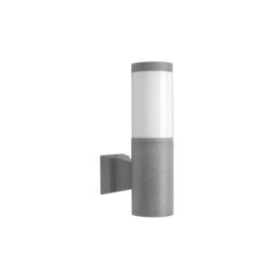 SUPERSCAPE premium aluminium exterior wall light modern LED 12 watt grey IP65 with top branded LED and high quality LED driver WL3362