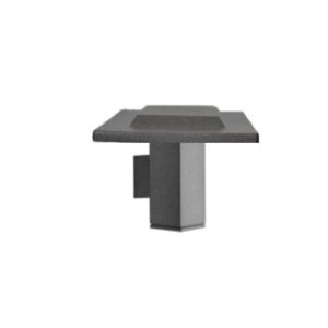 SUPERSCAPE premium aluminium exterior wall light modern 12 watt grey IP65 with top branded LED and high quality LED driver WL3371