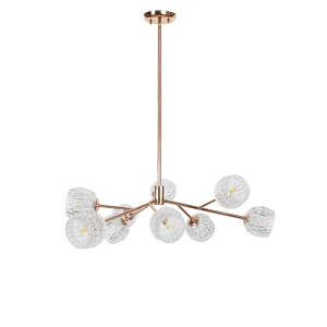 PHILIPS 800011 REGALIA 9 HEAD FRENCH GOLD CHANDELIER PH1757