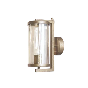 PHILIPS 800020 IP65 ZENITH GOLD AND AMBER WALL LIGHT PH1795