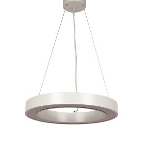 LEARC aluminium white finish 40 watt 18 inch Bridgelux LED Donut Hanging Light with Philips LED driver HL8048