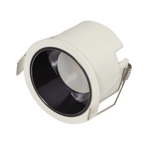 LEARC aluminium white black nickel 12W Dimmable and Tunable LED down light with Bridgelux COB and high quality LED Driver TR1729-DT