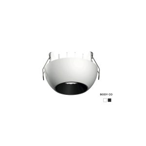 LEARC premium 12 watt white finish low depth LED recessed down light EP7109