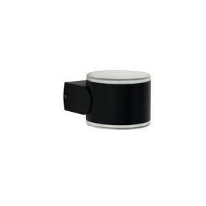 SUPERSCAPE black finish 2X6 watt round Exterior Wall Light LED two way with top branded LED and IP65 driver 3K EP7152-3K
