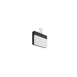 SUPERSCAPE premium aluminium grey finish 13 watt IP65 outdoor wall light 3K PR6335