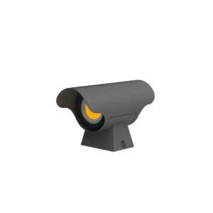 SUPERSCAPE Exterior 2X5 watt 2 way exterior wall light LED grey 3K with top branded LED and driver SE2344