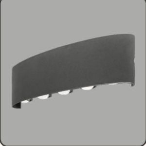 SUPERSCAPE Exterior Wall Light LED grey finish up down 10x1 watt with top branded LED and high quality LED driver 3K SE2363