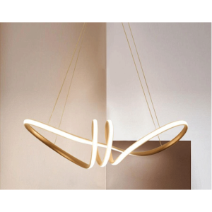 LEARC 30 X 16 inch 80 watt gold finish  LED Hanging Light with top quality LED and driver 3K AP3157