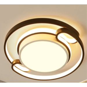 LEARC 24 inch 80 watt black and white finish LED Chandelier with top quality LED and driver 3K AP3261