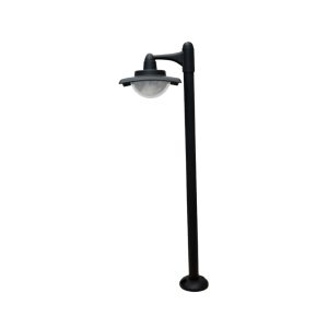 SUPERSCAPE aluminium die cast premium 7 watt 32 inch LED bollard black with top branded LED and Driver 3K SK5302