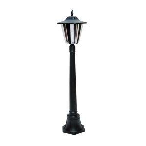 SUPERSCAPE aluminium die cast 42 inch E27 garden bollard black SK5318