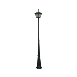 SUPERSCAPE aluminium die cast 8 feet E27 garden Pole light black SK5342