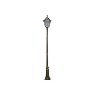 SUPERSCAPE aluminium die cast 8 feet E27 garden Pole light black gold SK5343