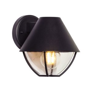 SUPERSCAPE aluminium die cast black finish exterior Wall Light modern E27 SK5542