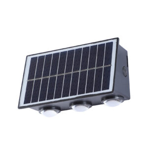 SUPERSCAPE solar wall light 3+3 lens model RGB (Red Green and blue light) GS1582