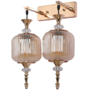 LEARC Designer Lighting Golden Finish Wall Light WL3456
